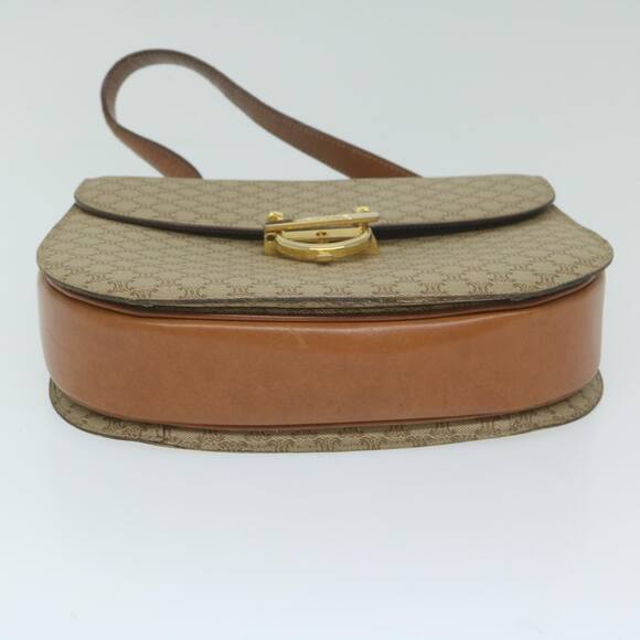 CELINE Macadam Canvas Hand Bag Beige - Picture 10 of 16